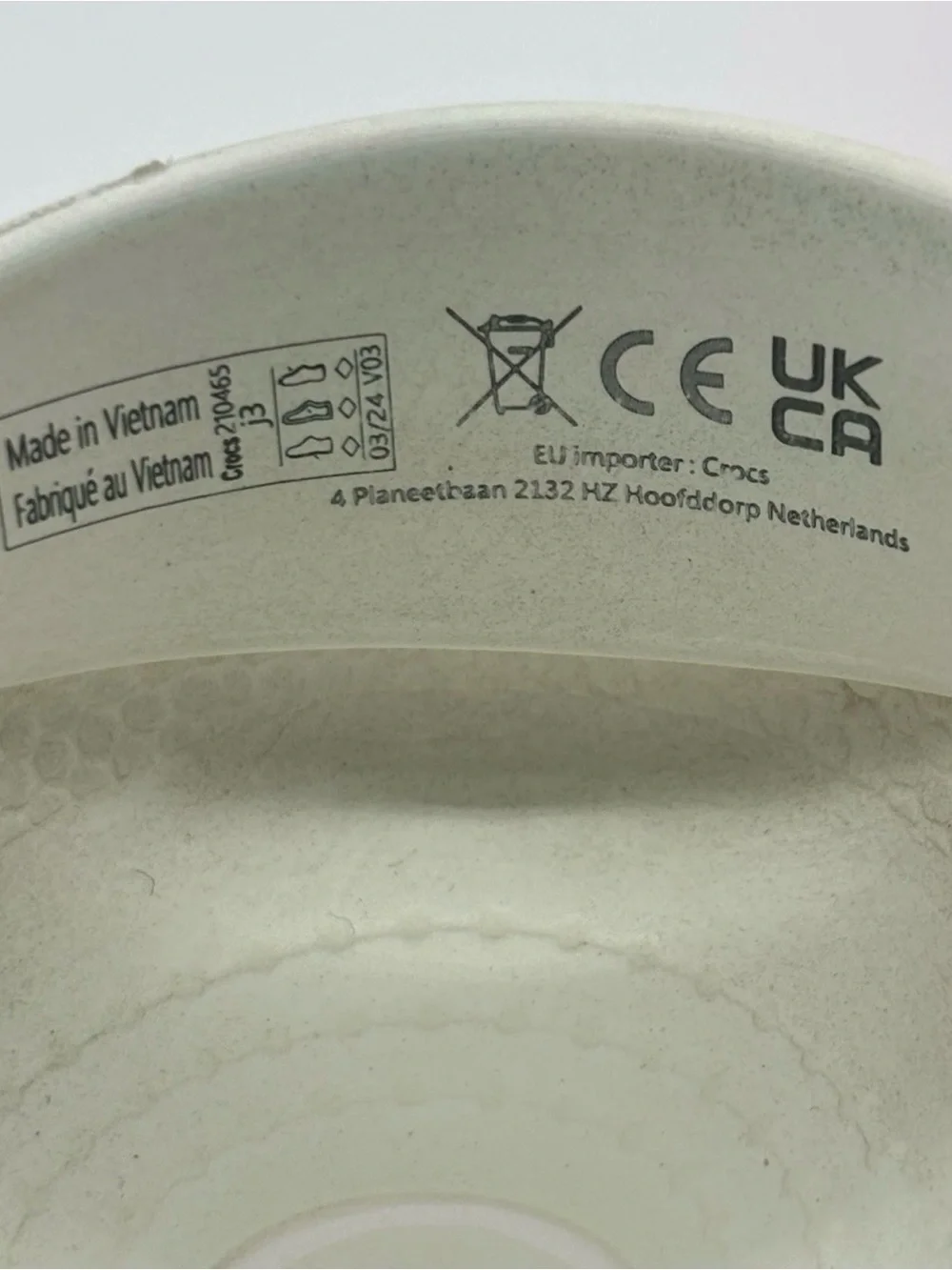 CROCS Classic Clog White with Pink Platform